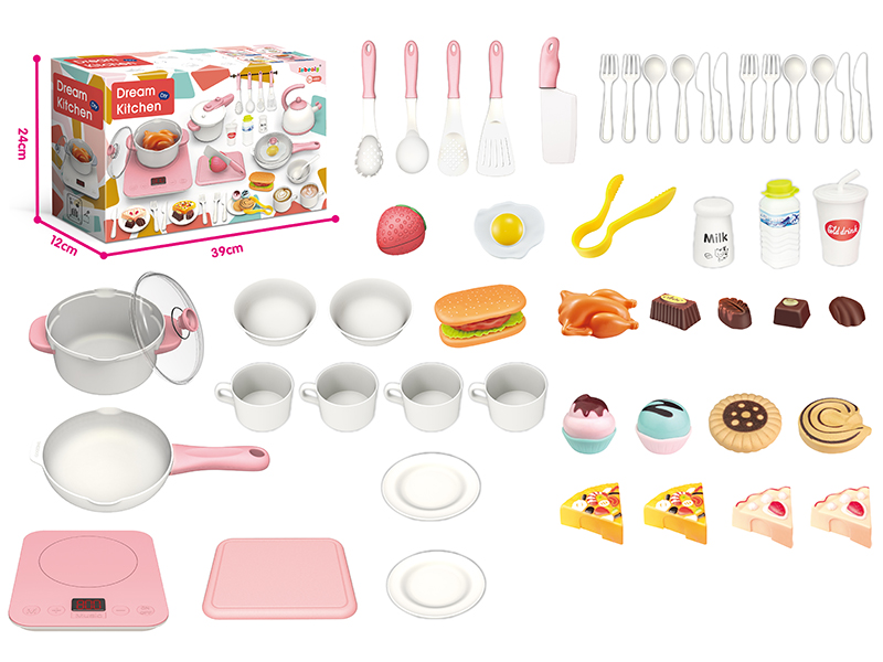 Kitchen Set With Light And Music, Touch