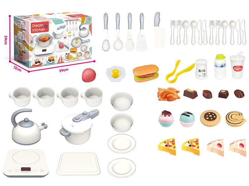 Kitchen Set With Light And Music, Touch