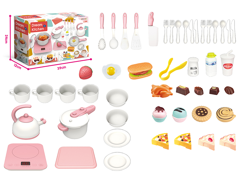 Kitchen Set With Light And Music, Touch