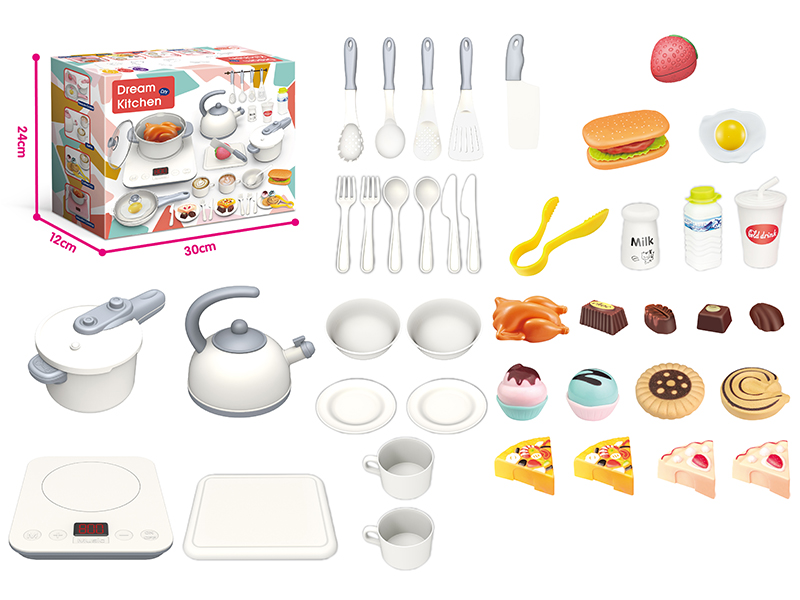 Kitchen Set With Light And Music, Touch