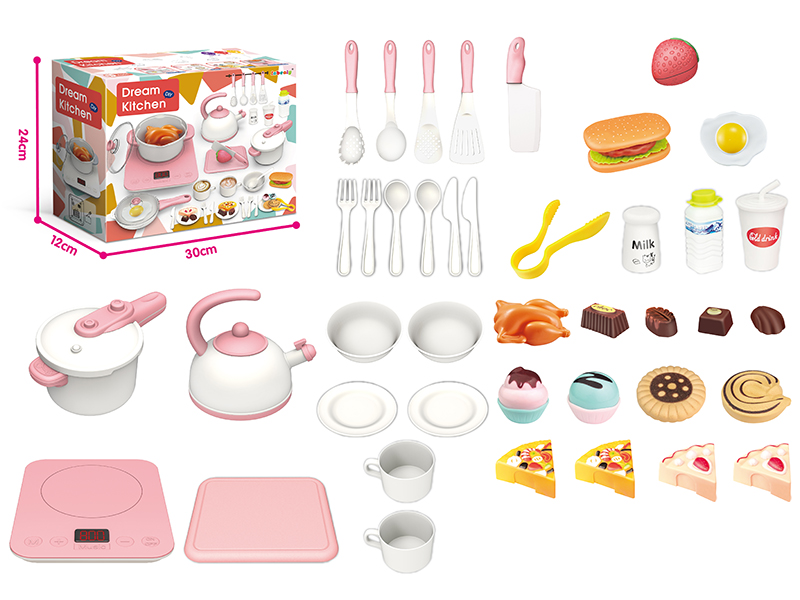 Kitchen Set With Light And Music, Touch