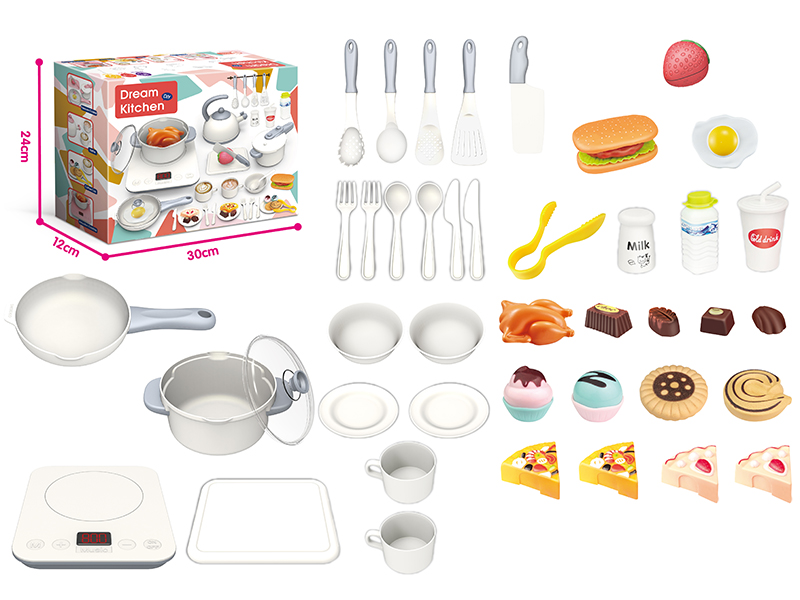 Kitchen Set With Light And Music, Touch