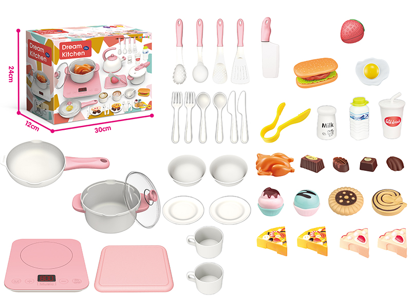 Kitchen Set With Light And Music, Touch