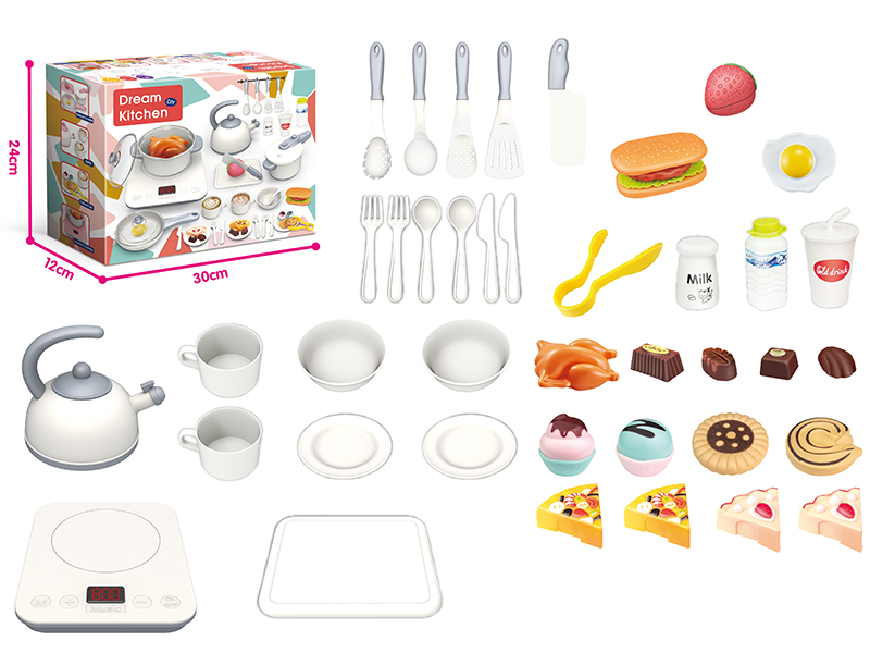 Kitchen Set With Light And Music, Touch