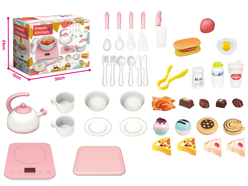 Kitchen Set With Light And Music, Touch