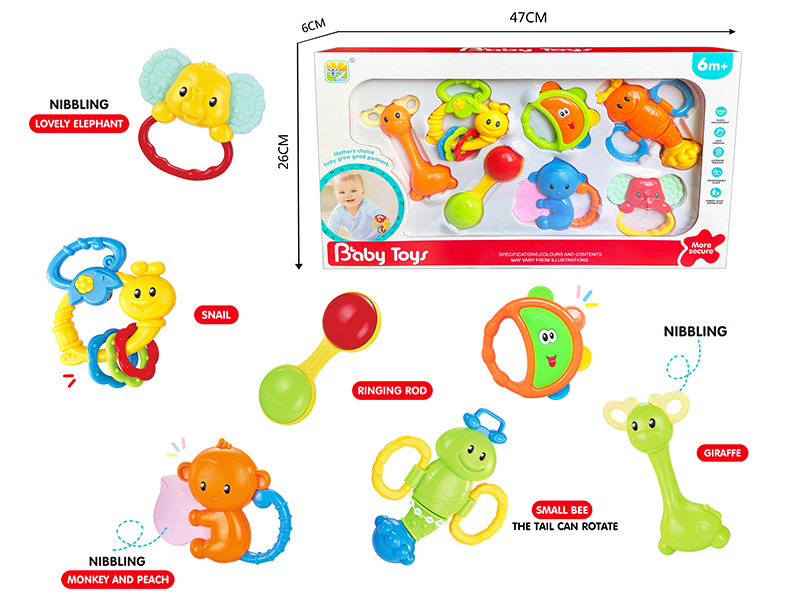 Baby Rattles 7pcs