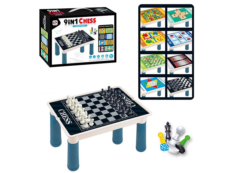 Magnetism 9 In 1 Chess Table