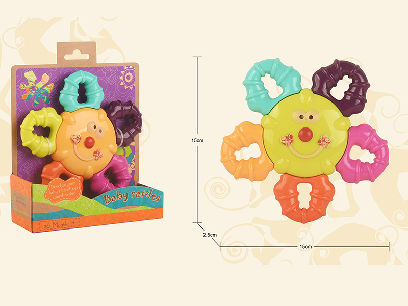 Sunflowers Baby Rattles