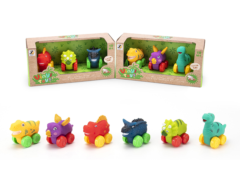 Vinyl Dinosaur Car(Slide)