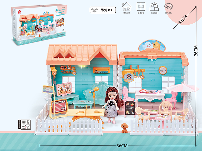 DIY Villa House(Roofs With Lights) + 4.5