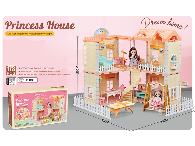 DIY Villa House(Roofs With Lights) + 4.5