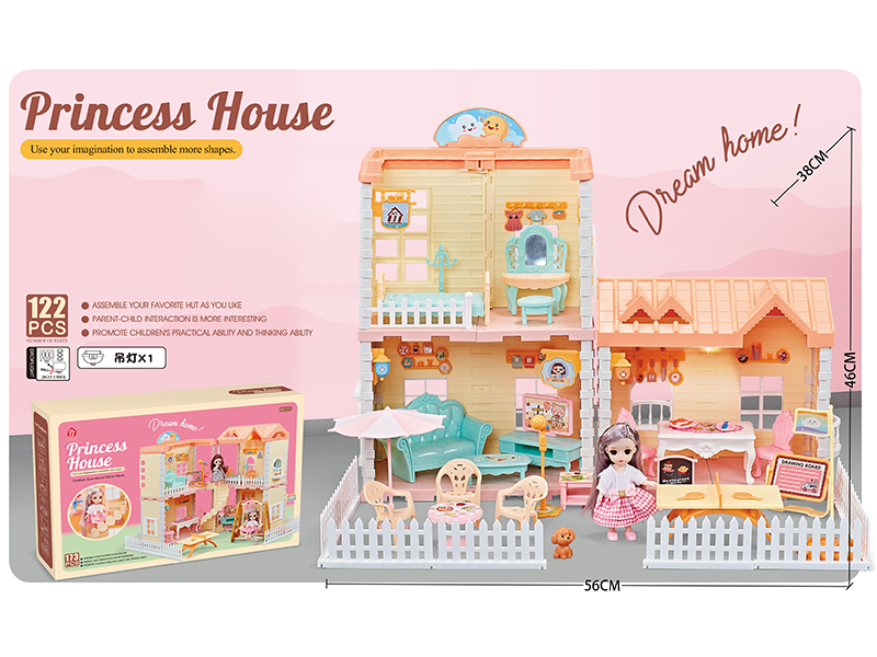 DIY Villa House(Roofs With Lights) + 4.5