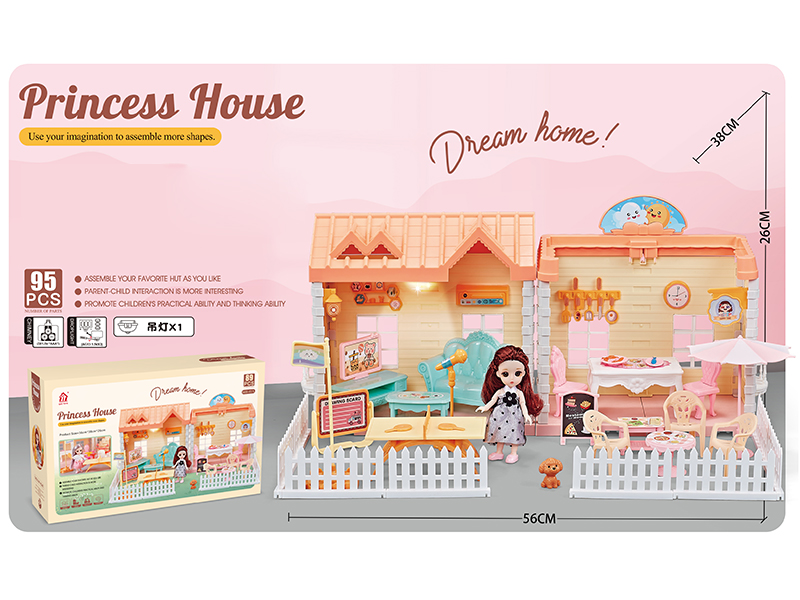 DIY Villa House(Roofs With Lights) + 4.5