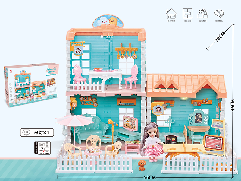 DIY Villa House(Roofs With Lights) + 4.5