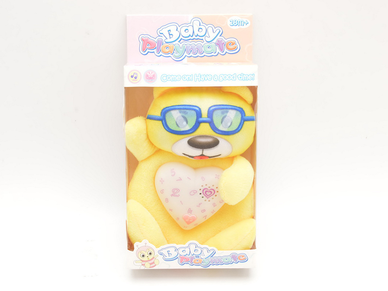 Plush Projection Bear With Music,Colorful Lights