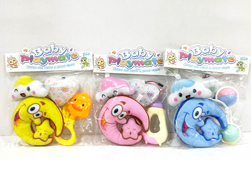 Baby Bedside Bell(Colorful Lights Projection,Music,BB Whistle,Baby Rattle)