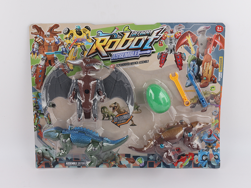 DIY Assembly Transformation Dinosaur