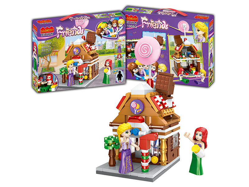 303+PCS Girls Street Scene Building Blocks