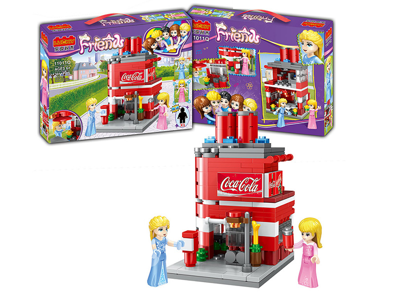 301+PCS Girls Street Scene Building Blocks