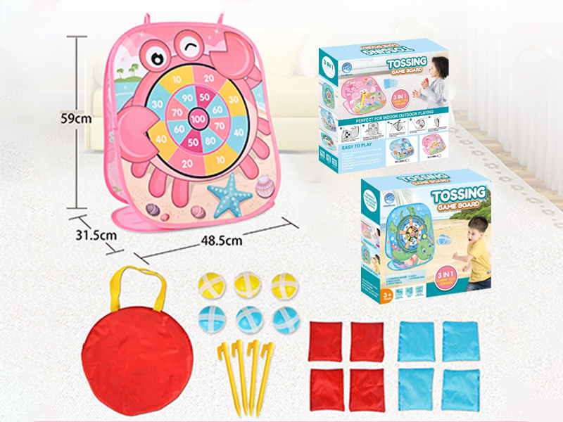 Children throwing target