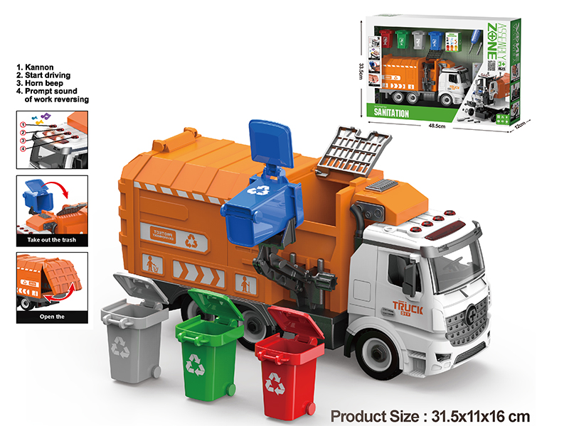 DIY Assembly Sanitation Truck /Garbage Sorting Set