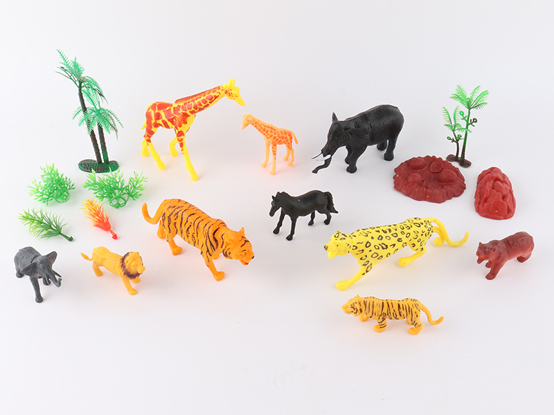 Soft Plastic Animals 17pcs