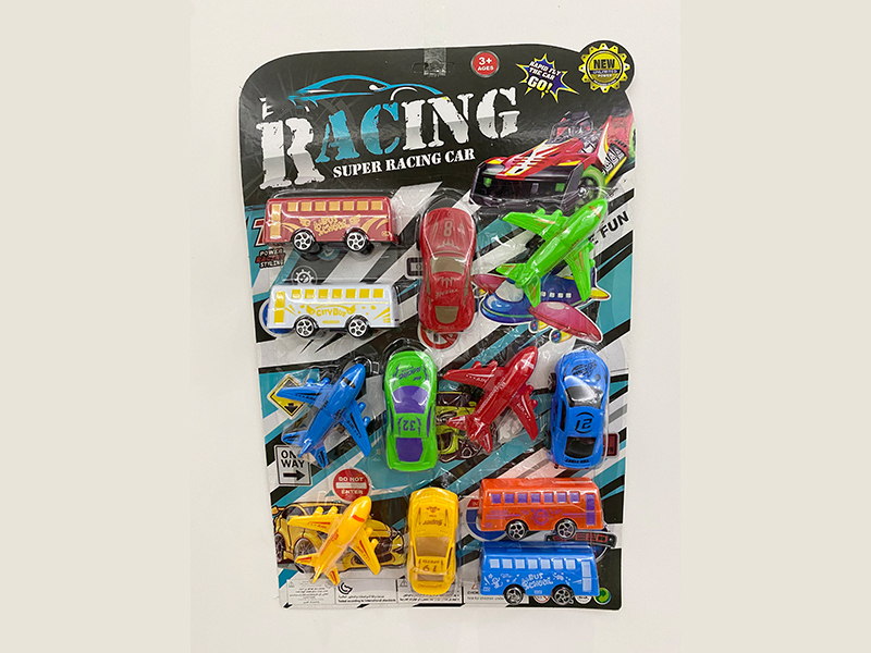 4 Slide Bus + 4 Slide Car + 4 Slide Airplane