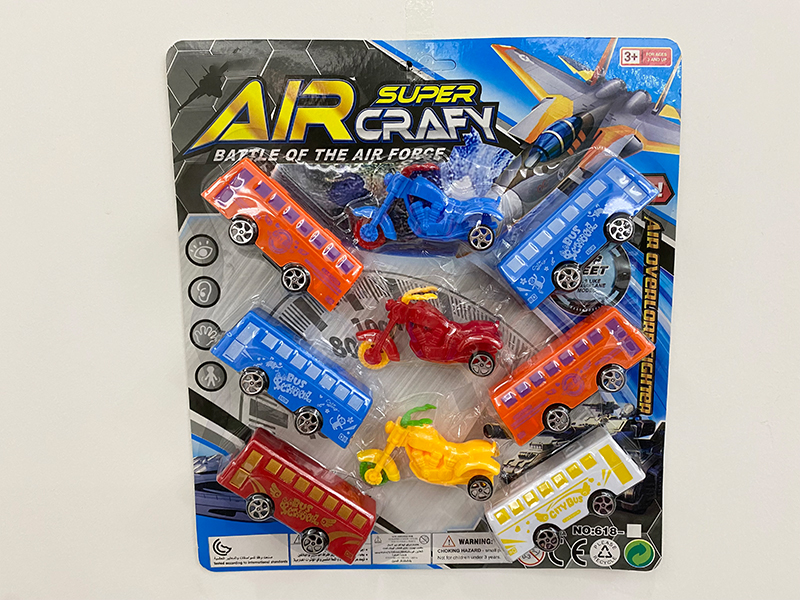 6 Slide Bus + 3 Slide Motorcycle