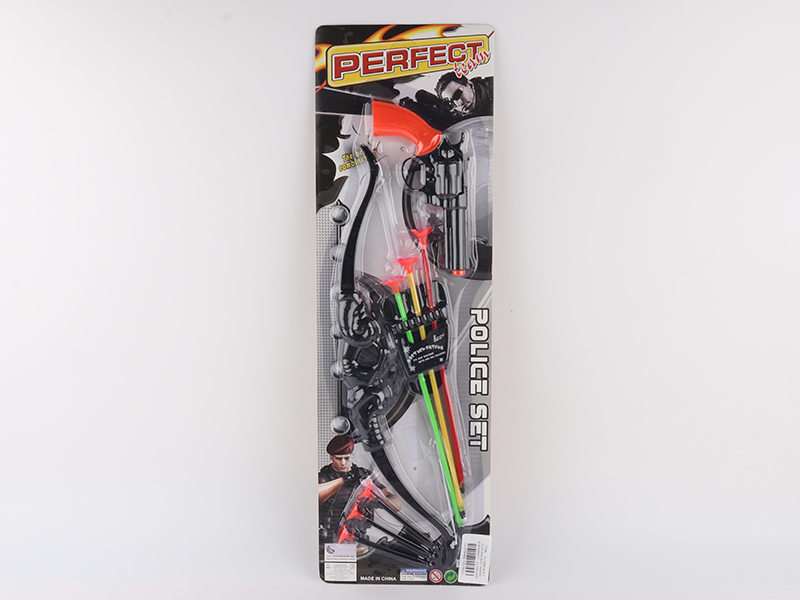 Solid Color Bow And Arrow With Soft Bullet Gun