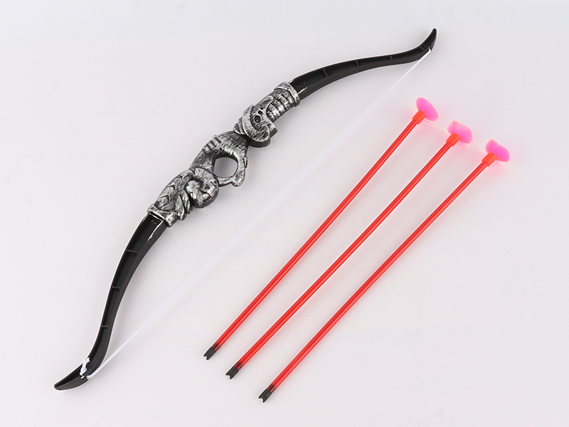 Ancient Silver Bow And Arrow