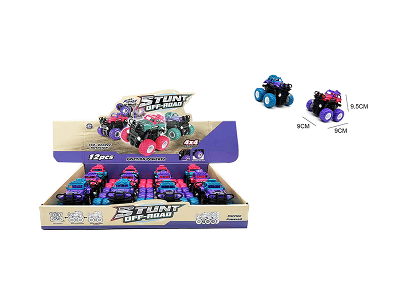 12pcs  Double Friction Race Car