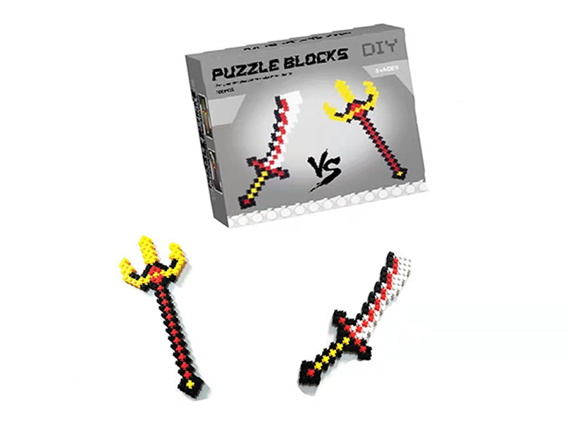 120pcs DIY Sword Weapon Building Blocks(Big)
