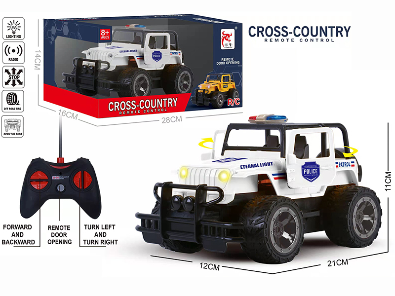 Remote Control Jeep Police Car