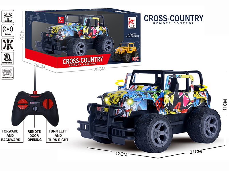 Remote Control Graffiti Jeep