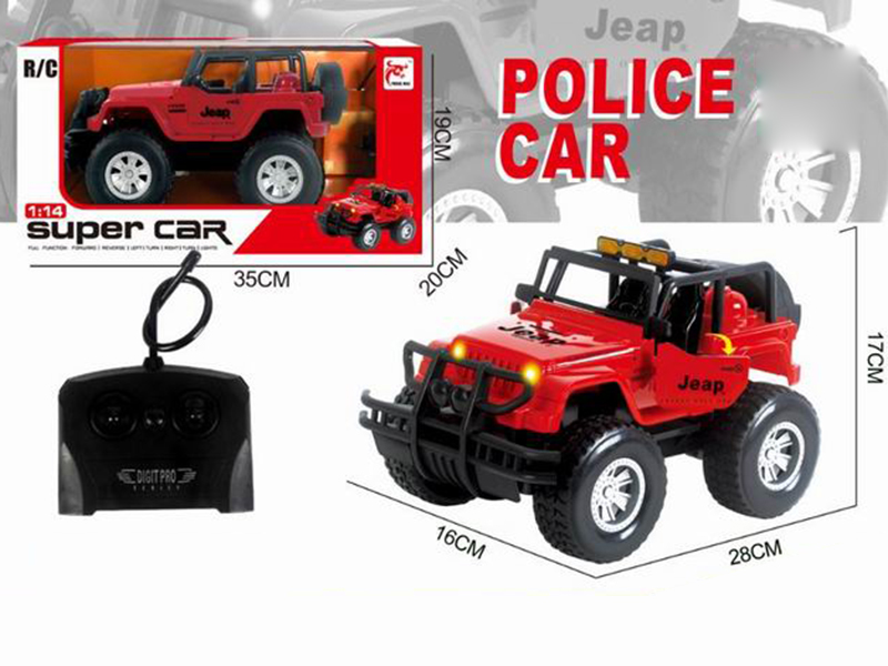 27Hz 1:14 4CH Remote Control Jeep