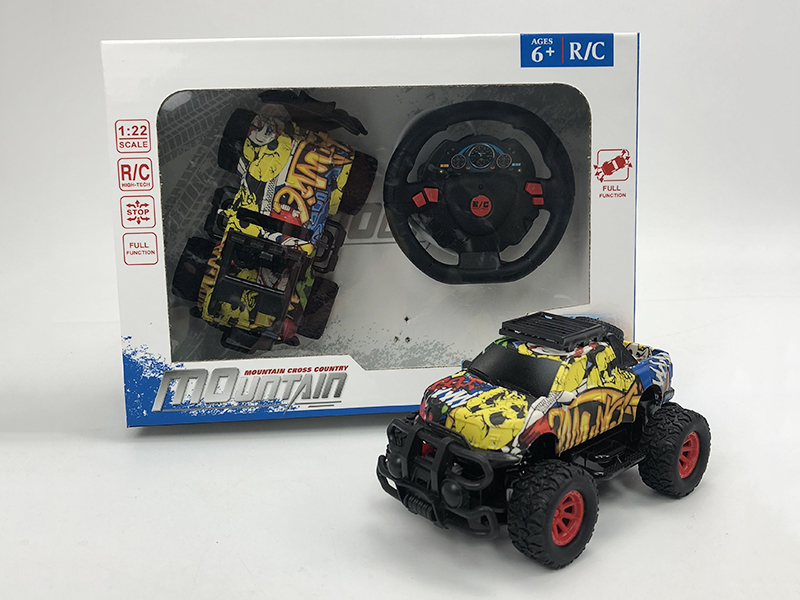 1:22 4-Channel Remote Control Jeep + Pickup Graffiti Tuck (Not Including Batteries)