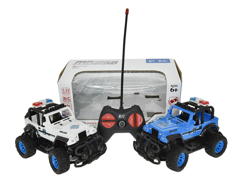 1:22 4-Channel Remote Control Jeep Police Car(Not Including Batteries)