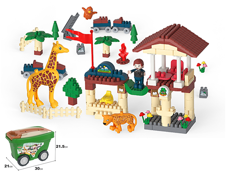 145PCS Forest Small Building Blocks