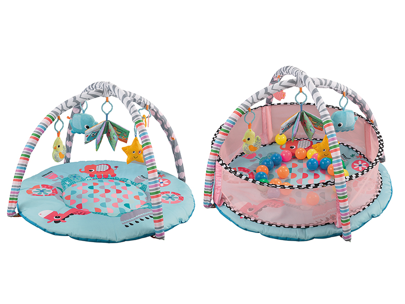 Pink Circle Play Mat + 30 Ocean Ball