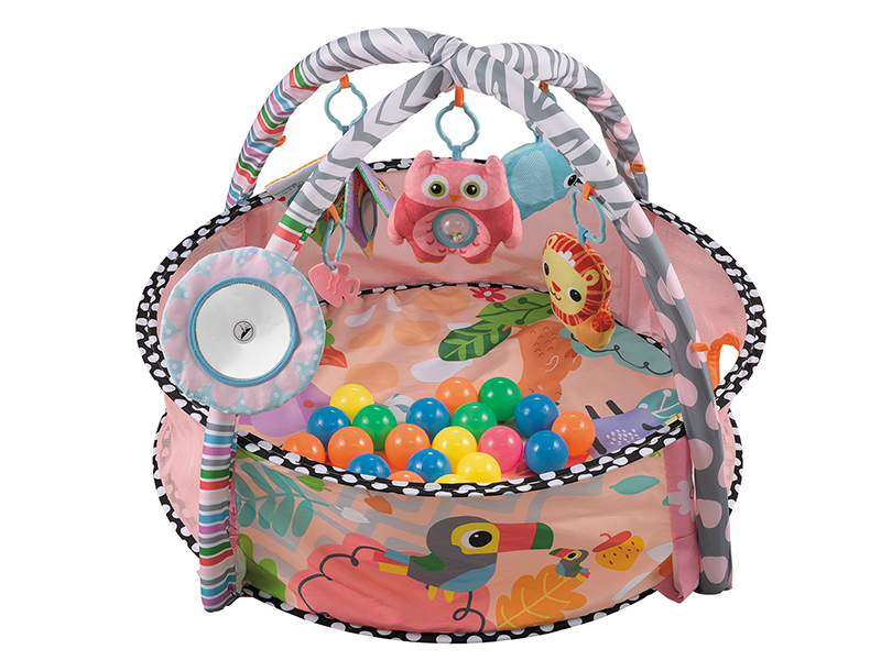 Pink Baby Play Mat + 30 Ocean Ball