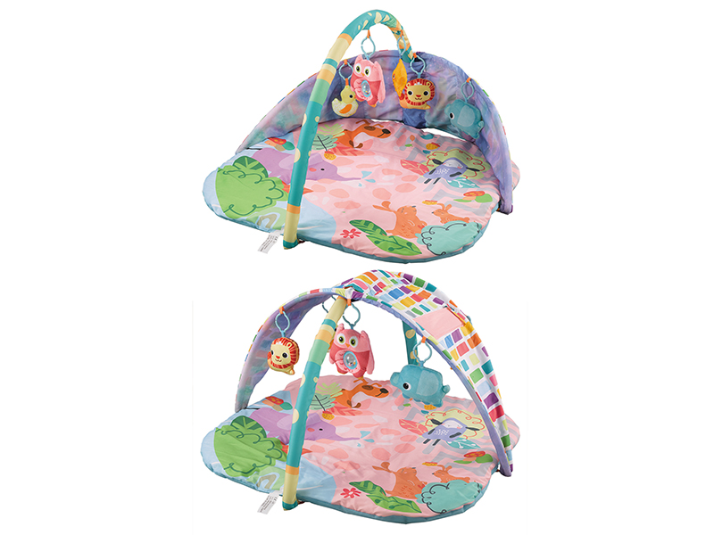 Pink Quadrate Baby Play Mat