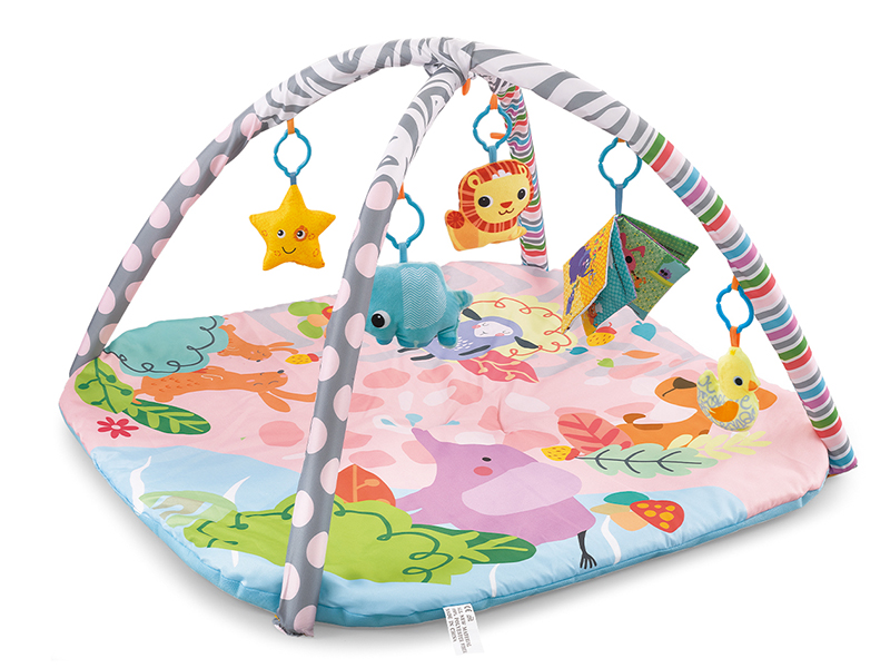 Pink Rectangle Baby Play Mat