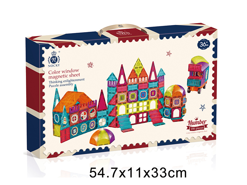 Color Window Magnetic Sheet 186PCS