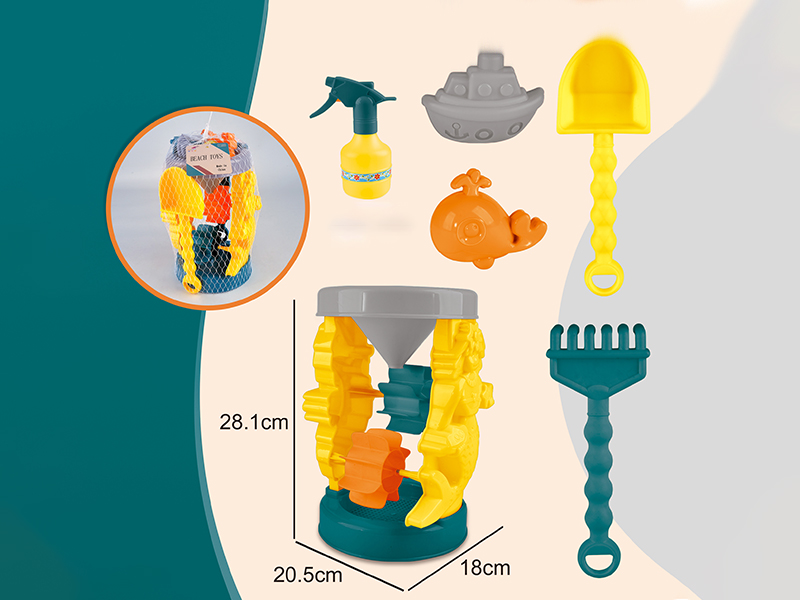 6PCS Beach Hourglass