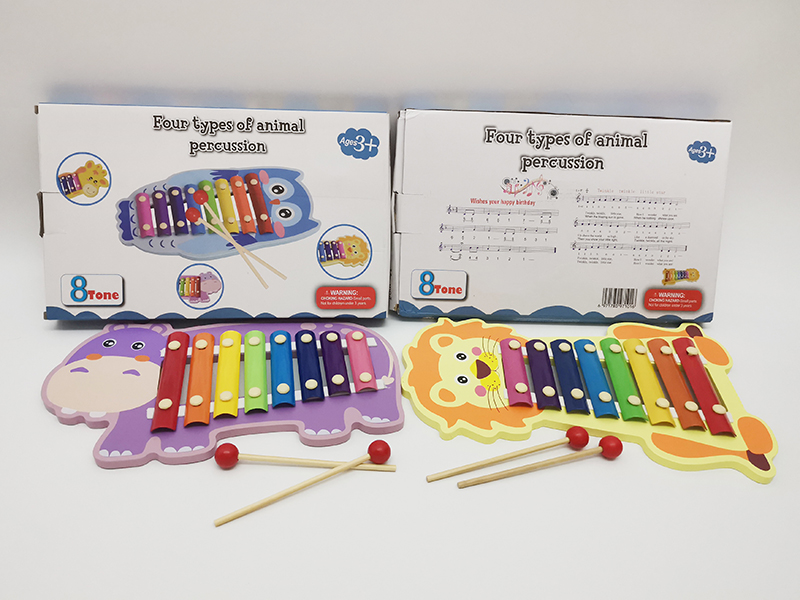 Wooden Cartoon Animal Xylophone