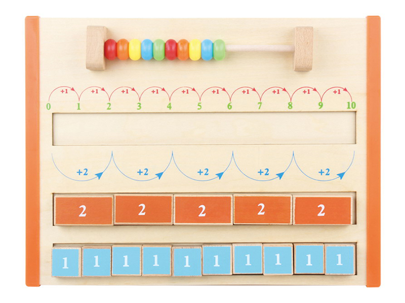 Wooden 1-10 Counting And Single & Even Number Exercise Board