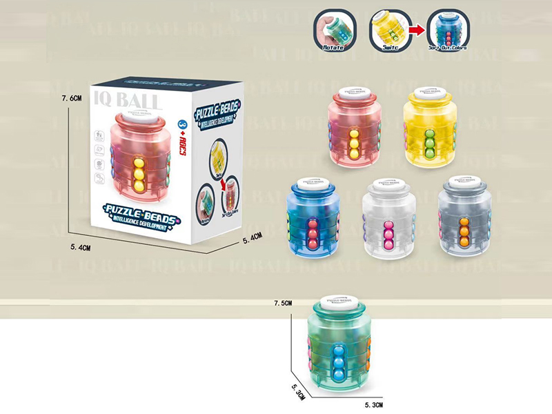 Glass Bottles Puzzle Beads