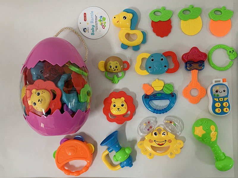 Baby Rattles  & Teether 15pcs