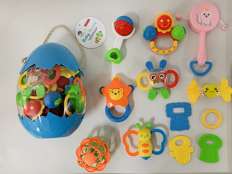 Baby Rattles  & Teether 12pcs
