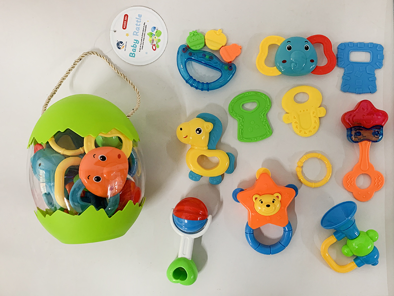 Baby Rattles  & Teether 11pcs